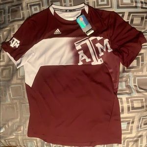 Adidas Texas A&M Climalite Tee